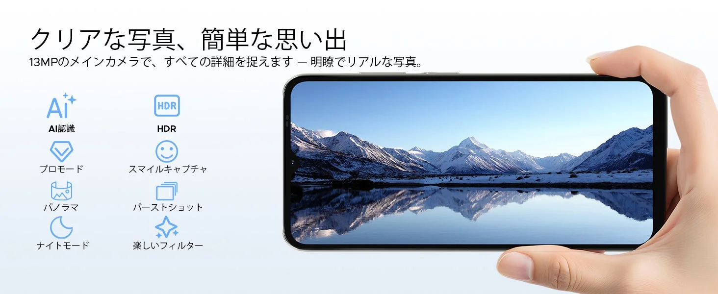 クリアな写真、簡単な思い出