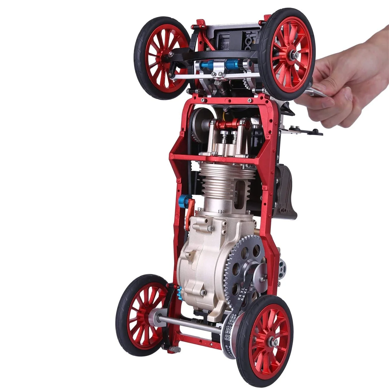 クラシックカー模型のシャーシ