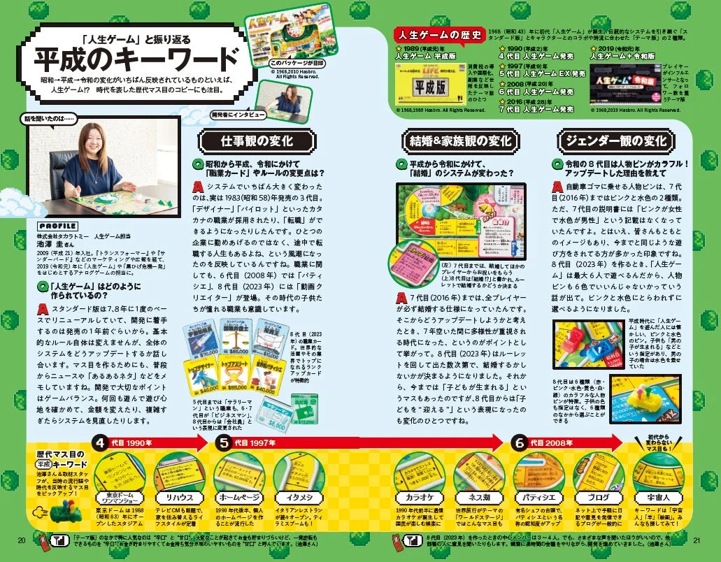「人生ゲーム」と振り返る 平成のキーワード