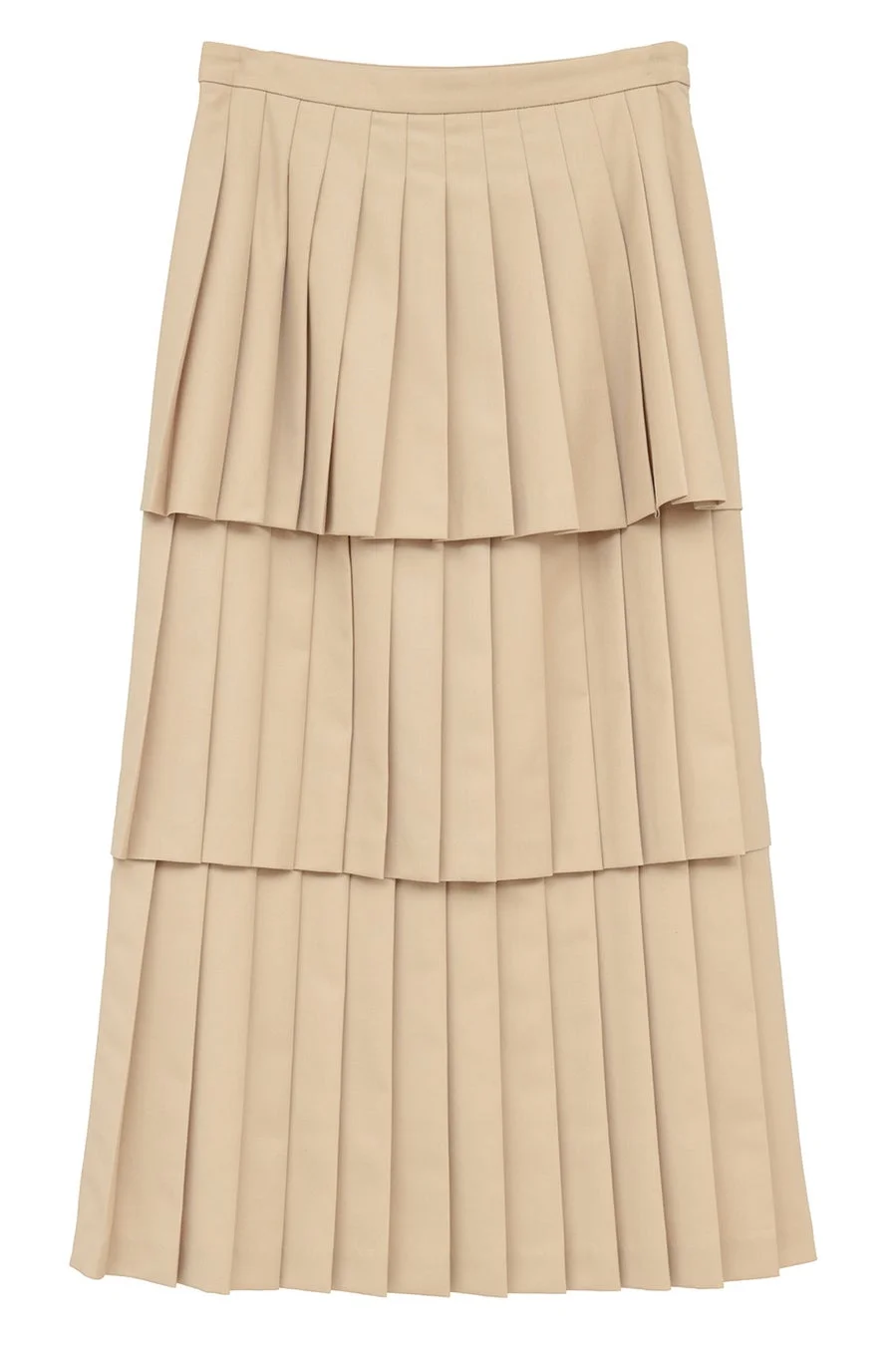 KIM YOU JUNG×CLANE W FACE PLEATS SKIRT
