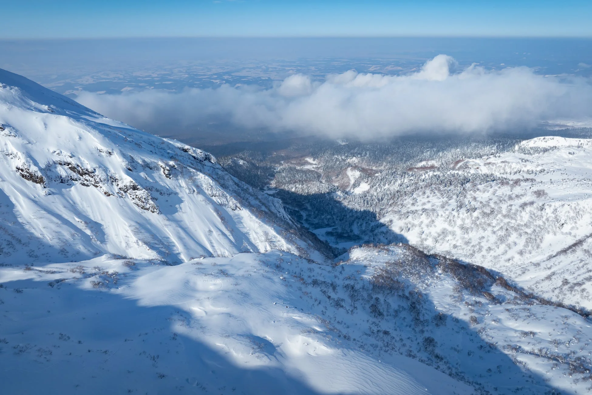 雪山の絶景