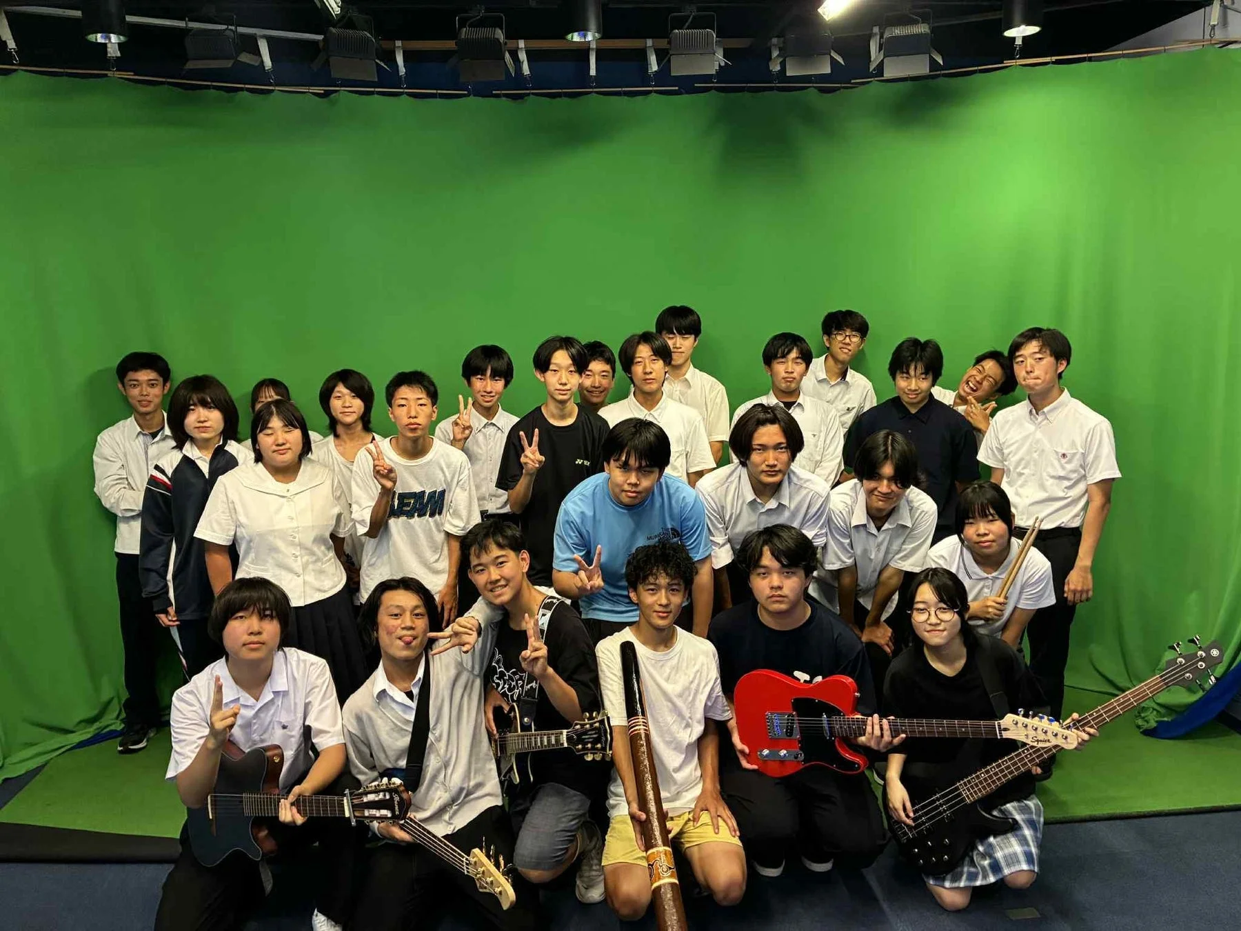 学生バンド集合写真