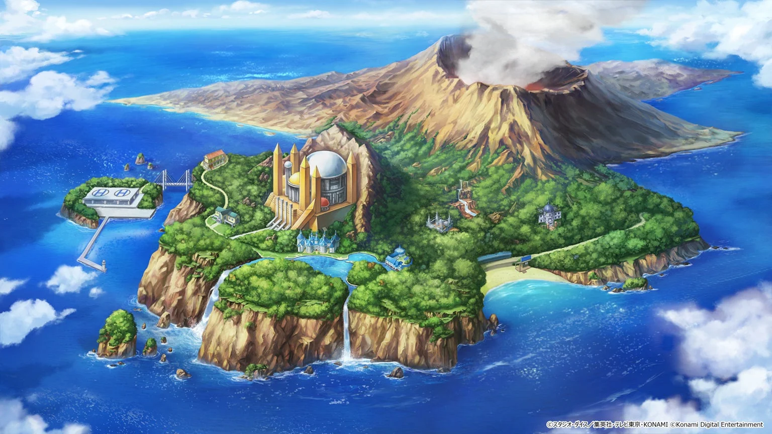 デュエルアカデミアの島