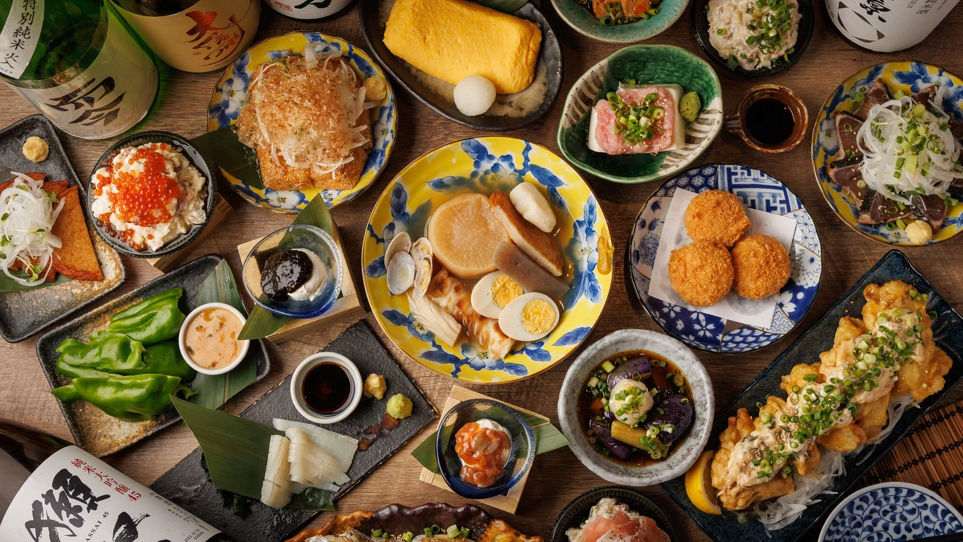 日本酒と和食のイメージ