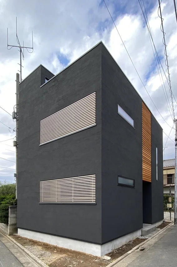 モダンな住宅の外観