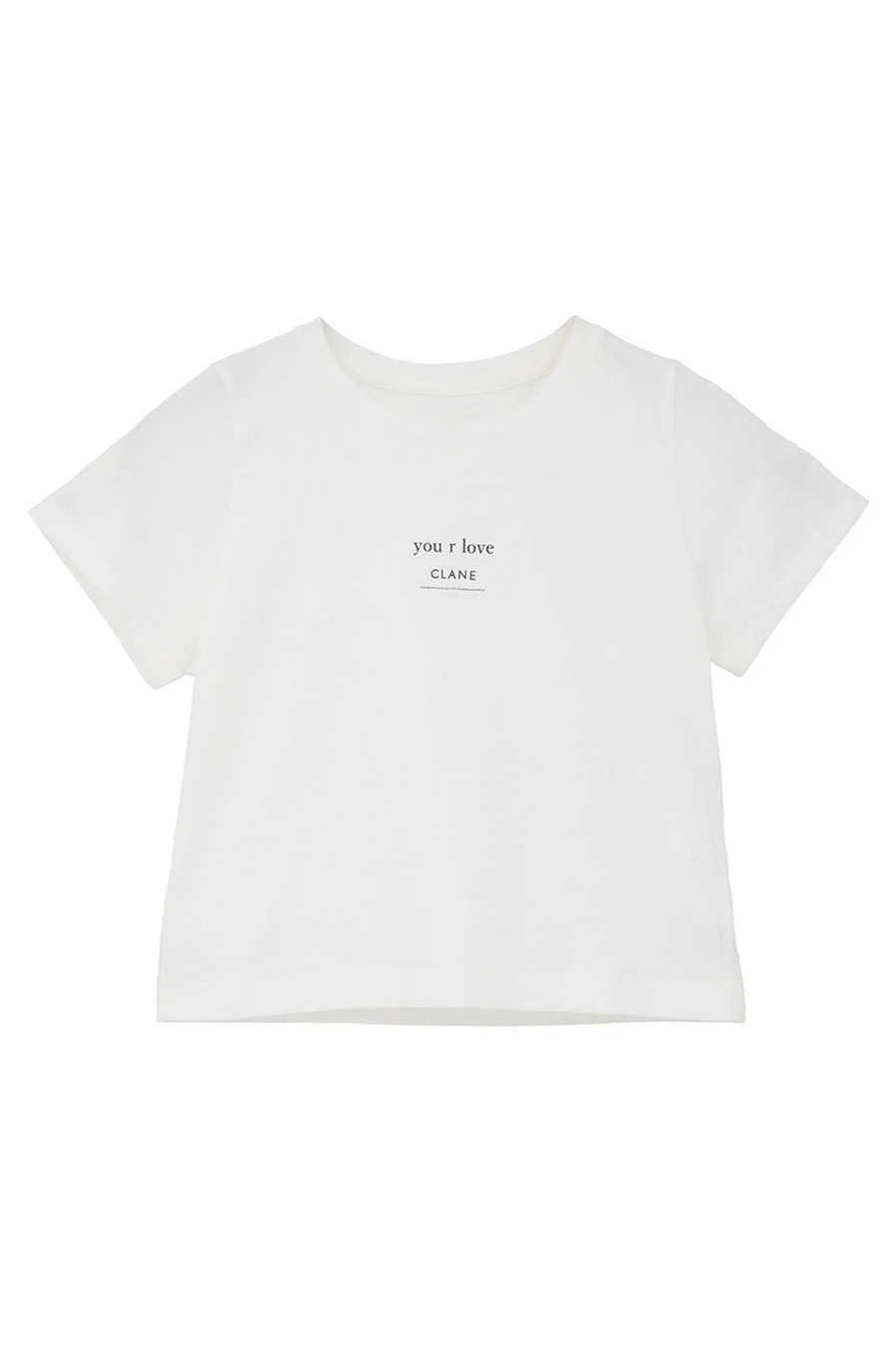 KIM YOU JUNG×CLANE GRAPHIC TIGHT TEE