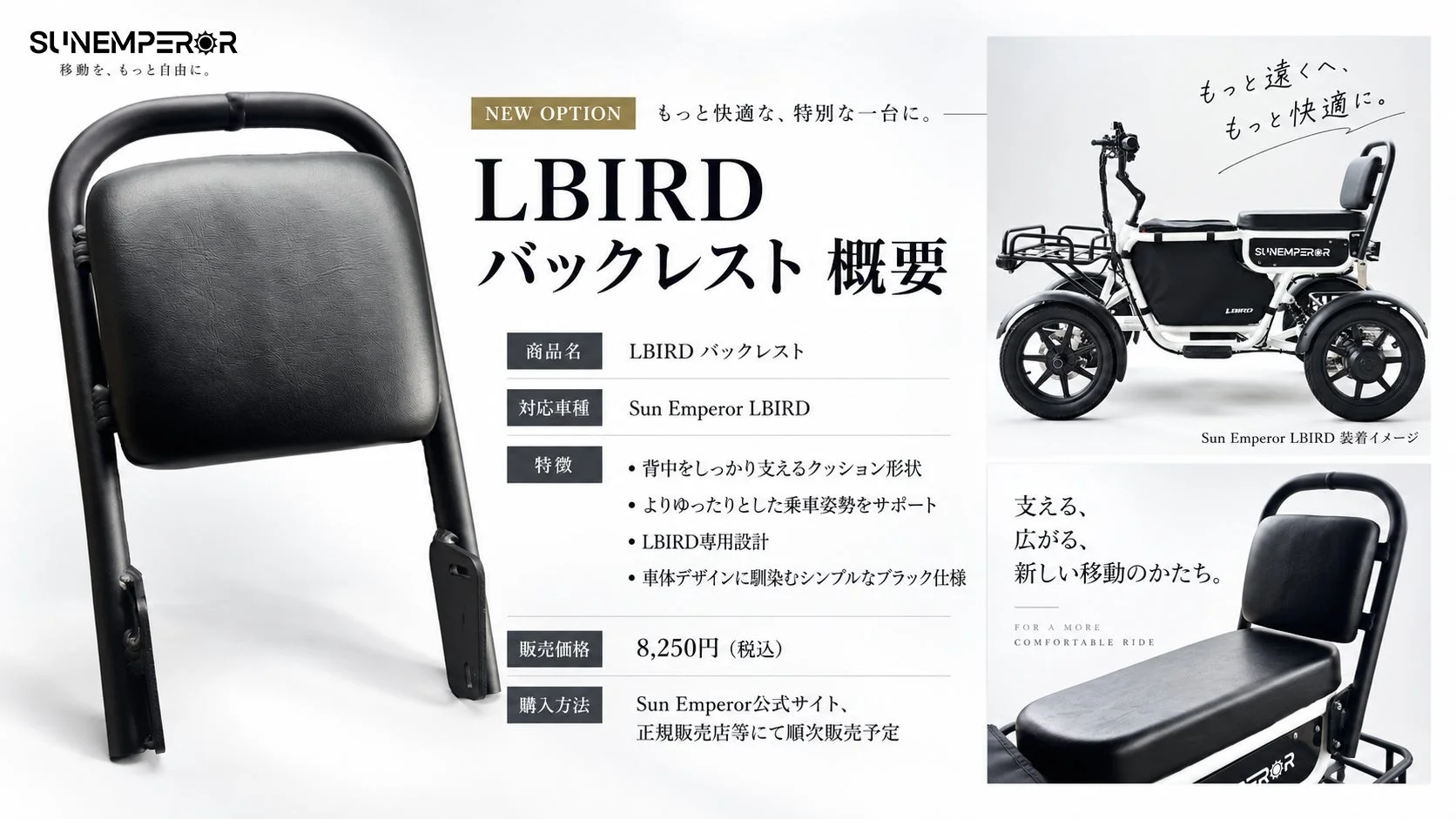 LBIRDバックレスト概要