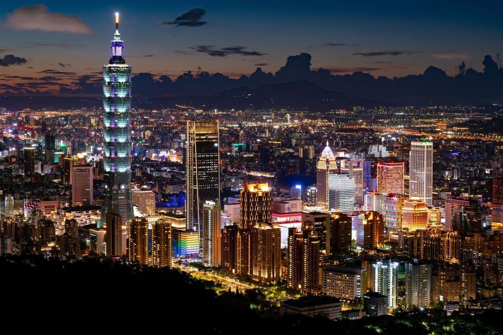 台北101の夜景