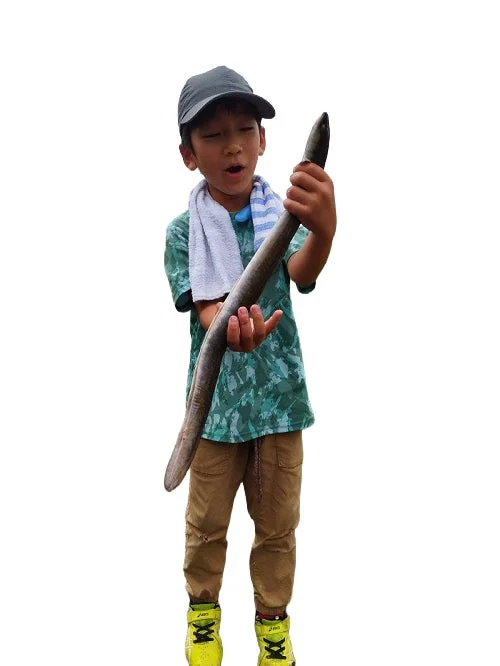 少年とウナギ
