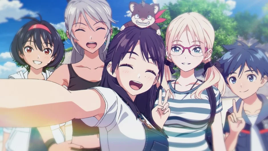 少年少女の集合写真