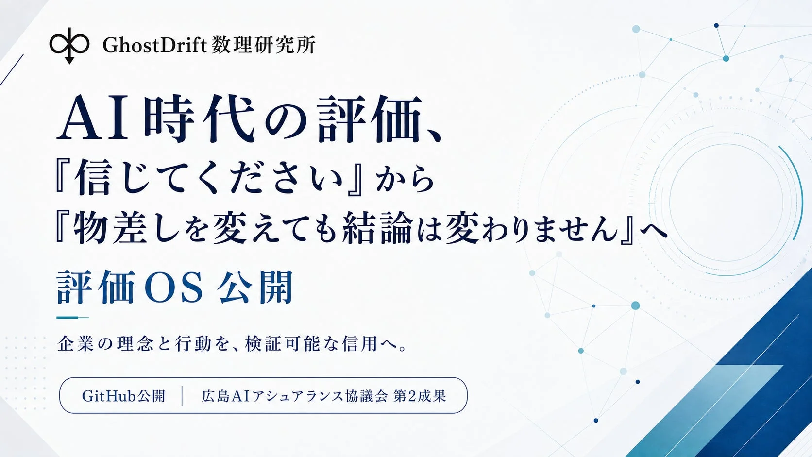 AI時代の評価の概念図