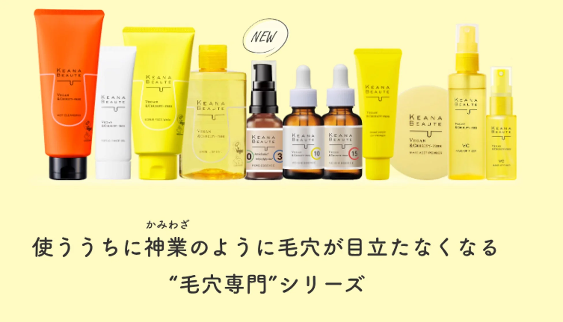ケアナボーテシリーズ全体